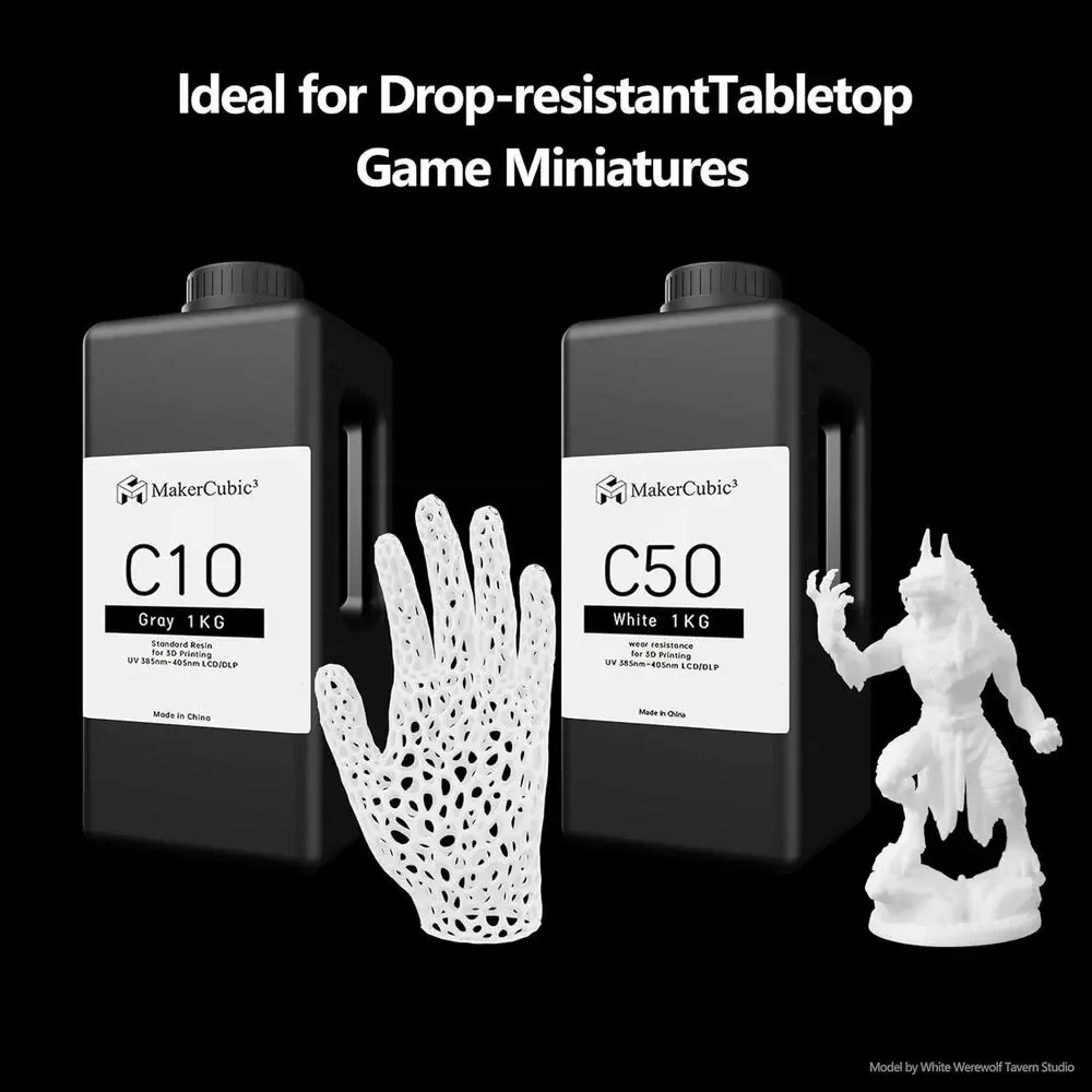 Wear-Resistant Tough Resin for 3D Printer – ABS-Like UV Resin with Anti-Fracture - Picture 3 of 6